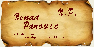 Nenad Panović vizit kartica